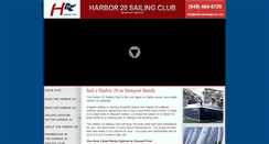 Desktop Screenshot of harbor20sailingclub.com